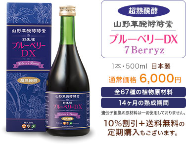 山野草醗酵酵素ブルーベリーDX ７Berryz