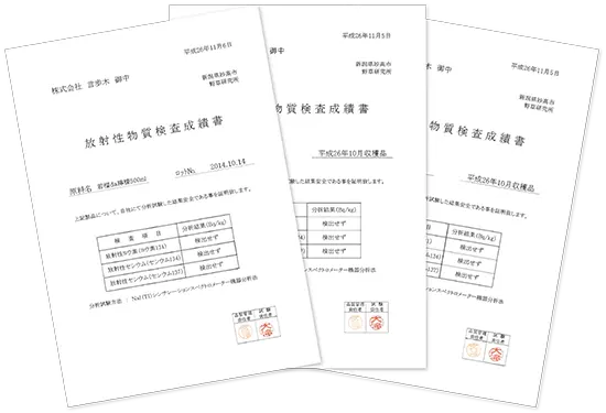 放射線物質検査